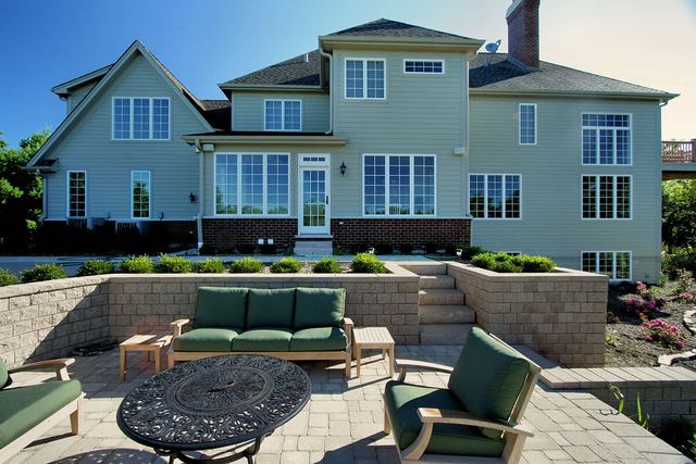 Back Of Custom Home
